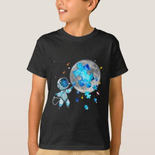 Camiseta Espaço de Consciência Autismo Estende Astronauta N