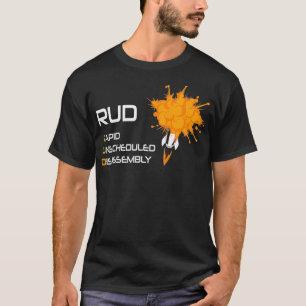 Camiseta Espaço de desmontagem rápida não programada de RUD