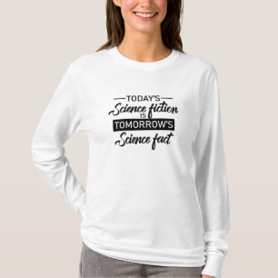 Camiseta Espaço de Ficção Científica Do Sci-Fi, Ideia D