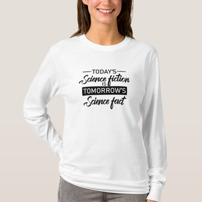 Camiseta Espaço de Ficção Científica do Sci-Fi Ideia de Ofe (Frente)