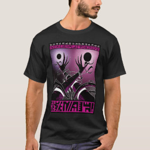Camiseta Espaço de Galáxia em Mãos Cosmicas de alienígena