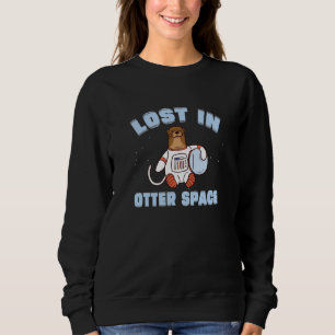 Camiseta Espaço de Lontra Pun Perdido No Espaço de Lontra P