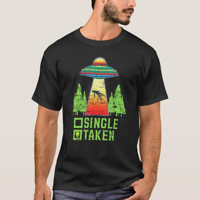Camiseta Espaço De Objeto Voador Não Identificado Ufo Abduç (Frente)