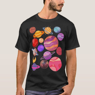 Camiseta Espaço De Planetas