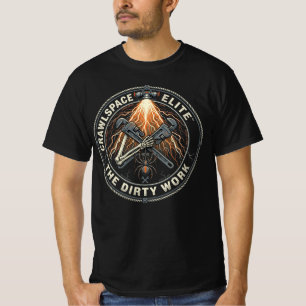 Camiseta Espaço de Rastejamento Elite Presente para Encanad