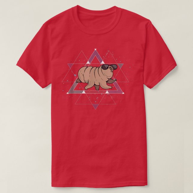 Camiseta Espaço de Tardigrado - Urso de Água do Lover Micro (Frente do Design)
