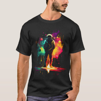 Camiseta Espaço de Visualização do Astronauta