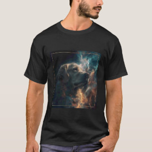 Camiseta Espaço do Golden Retriever
