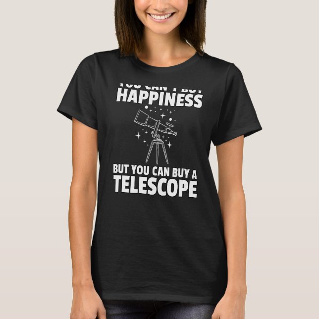 Camiseta Espaço do Telescópio Astronômico (Frente)