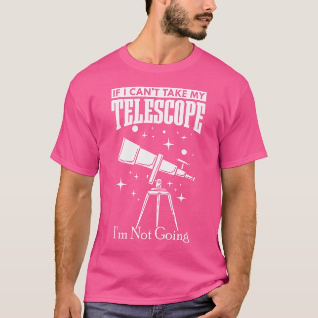 Camiseta Espaço do Telescópio Astronômico (Frente)