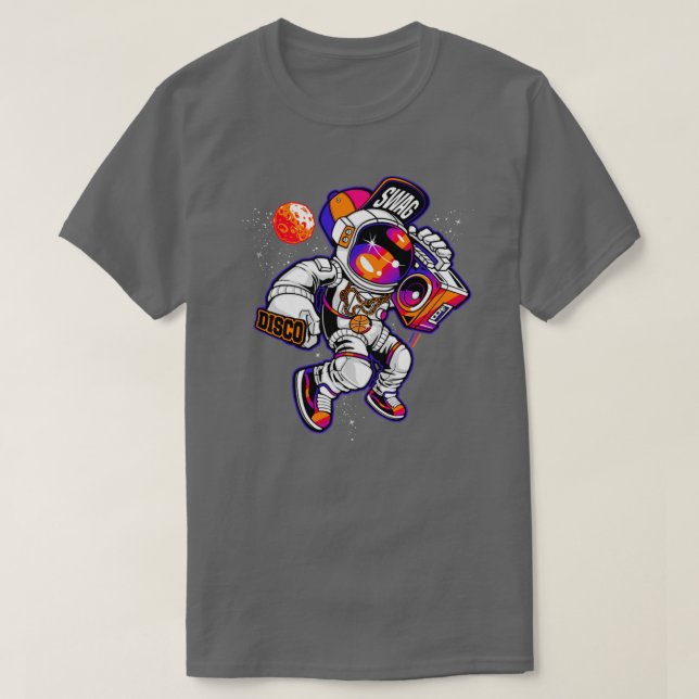 Camiseta Espaço dos anos 80 (Frente do Design)