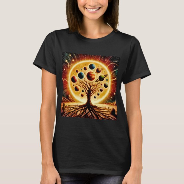 Camiseta Espaço e a natureza Mística #5 (Frente)