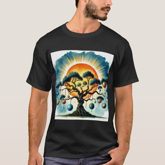 Camiseta Espaço e a natureza Mística #7 (Frente)