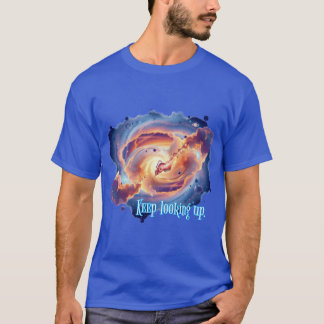 Camiseta Espaço e Positividade : Continue olhando para cima