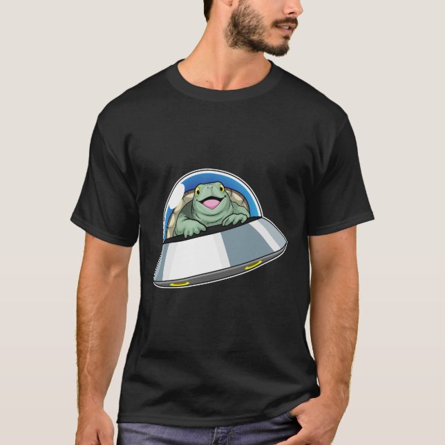 Camiseta Espaço Espacial da Tartaruga (Frente)