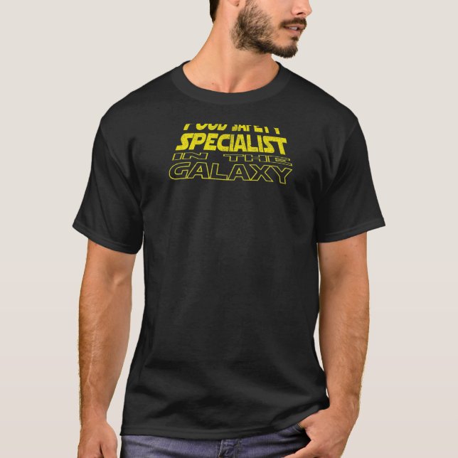 Camiseta Espaço Especializado em Segurança de comida (Frente)