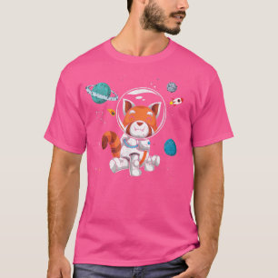 Camiseta Espaço Exterior China Zoo Animal Science Astronaut