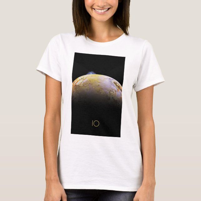 Camiseta Espaço Exterior, Cosmos, Sistema Solar, E/S da Lua (Frente)
