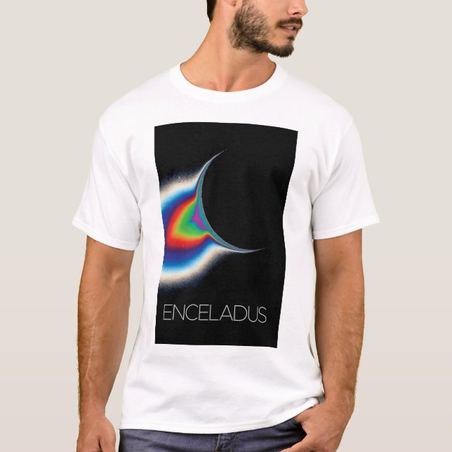 Camiseta Espaço Exterior, Cosmos, Sistema Solar, Encélado D (Frente)