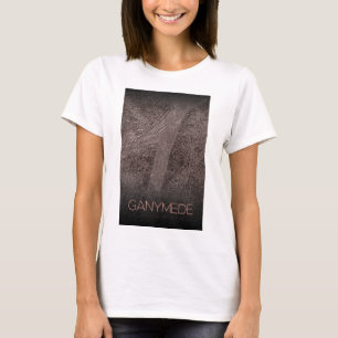 Camiseta Espaço Exterior, Cosmos, Sistema Solar, Ganmede Lu