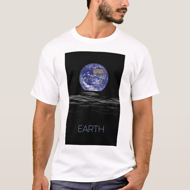 Camiseta Espaço Exterior, Cosmos, Sistema Solar, Planeta Te (Frente)