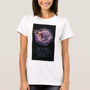 Camiseta Espaço Exterior, Cosmos, Supernova Cassiopeia A