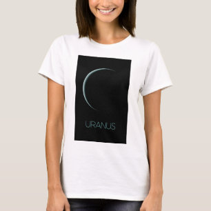 Camiseta Espaço Exterior, Galáxia, Sistema Solar, Urano Pla