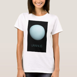 Camiseta Espaço Exterior, Galáxia, Sistema Solar, Urano Pla