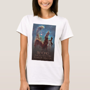Camiseta Espaço Exterior, Galáxia, Via Látea, Pilares De Cr