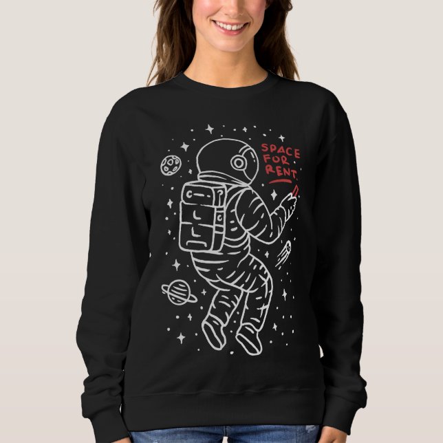 Camiseta Espaço Exterior para Alugar (Frente)