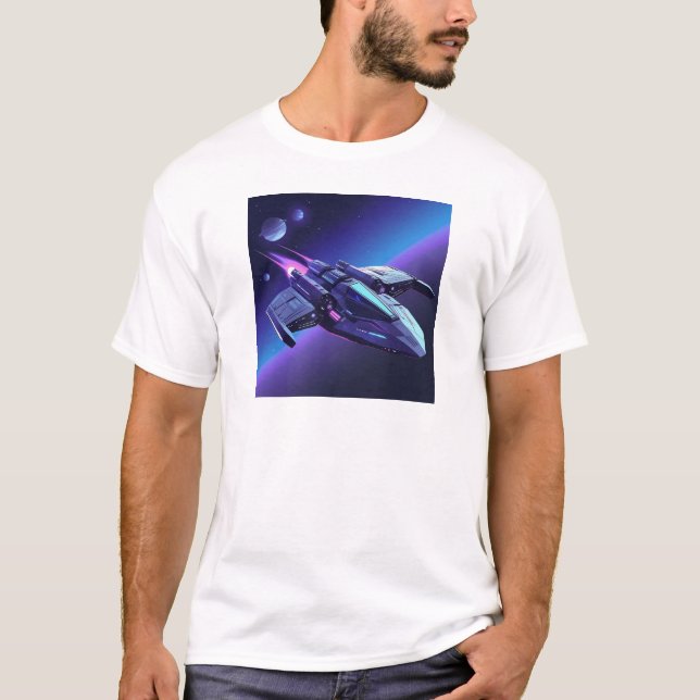 Camiseta Espaço Futurístico (Frente)