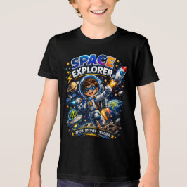 Camiseta Espaço Kids | Explorador Espacial