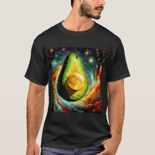Camiseta Espaço & o Abstrato & a lua #5