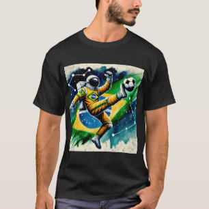 Camiseta Espaço o campo final Astronauta Brasileiro