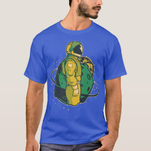 Camiseta Espaço Perfil do Homem Astronauta Astral Design F