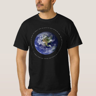 Camiseta Espaço Planeta Terra - Religião Cristã John 3:16