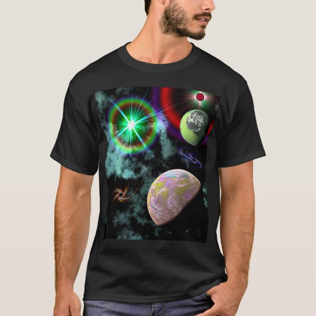 CAMISETA ESPAÇO PROFUNDO (Frente)