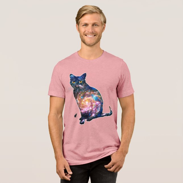 Camiseta Espaço Radiante Gato (Frente Completa)