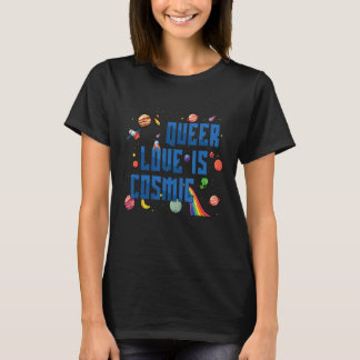 Camiseta Espaço Rainbow Quebra Cósmica Orgulho gay Lgbtq Lg