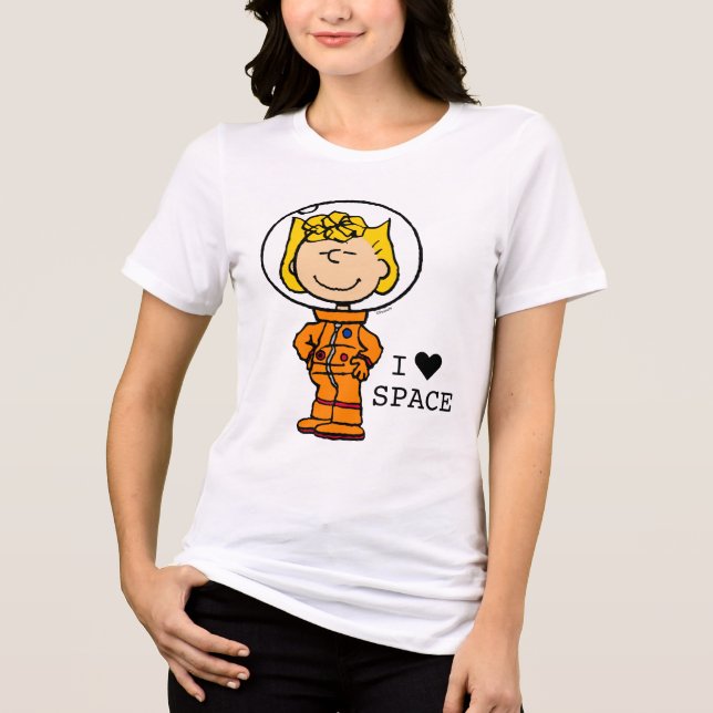 Camiseta ESPAÇO | Sally Astronauta (Frente)