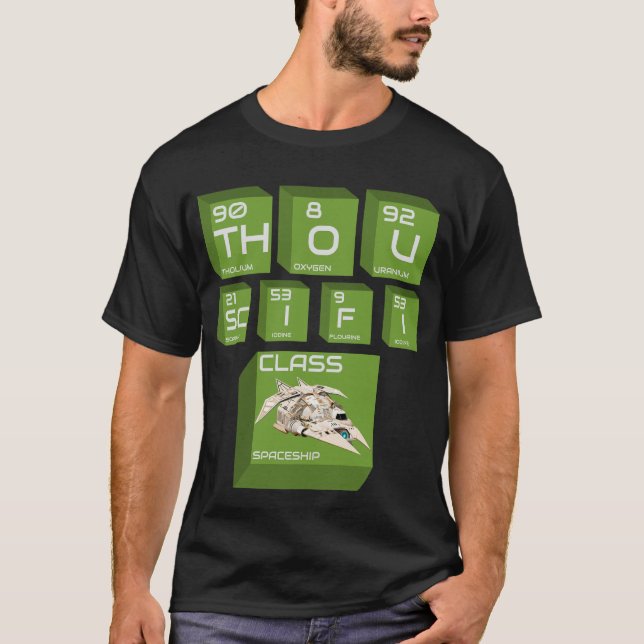 CAMISETA ESPAÇO SCI-FI THOU (Frente)