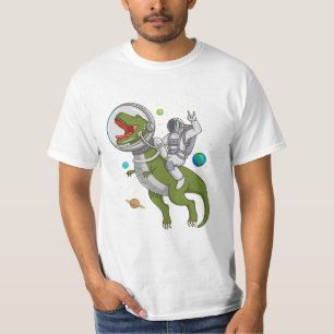 Camiseta Espaço T-Rex Astro do Dinossauro Astrado do Astro