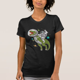 Camiseta Espaço T-Rex Astro do Dinossauro Astrado do Astron