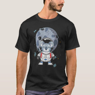 Camiseta Espaço Viagem Lua Aterrissagem Cuja Aussie Animal