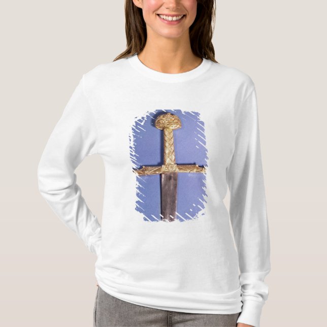 Camiseta Espada da coroação dos reis de France (Frente)