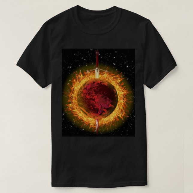 Camiseta Espada da terra (Frente do Design)