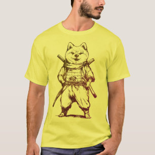 Camiseta Espada de Caractere Fox Pirata, Chapéu Crânio e Pa