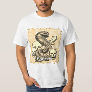 Camiseta Espada do Rei Cobra Caveira