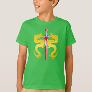 Camiseta Espada Dragão do Sol Dourado