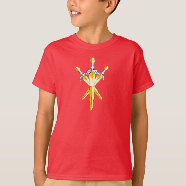 Camiseta Espada Dragão Dourado (Frente)